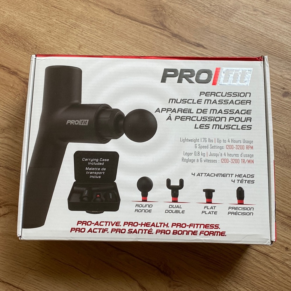 New in box TZUMI ProFit Hand-Held Massager